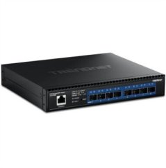 TRENDnet TL2-F7080 8-portowy, zarządzalny Prepínač SFP+ warstwy 2 o przepustowości 10 Gb/s