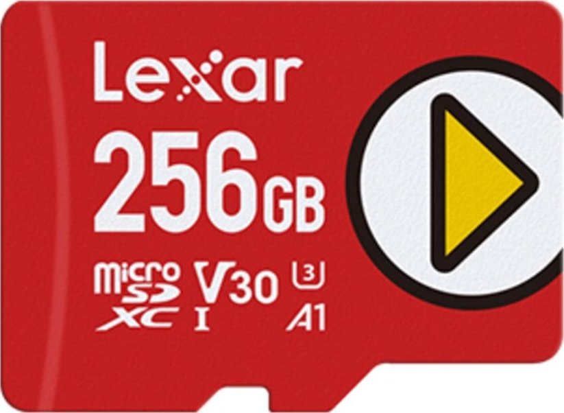 Lexar PLAY MicroSDXC 256 GB Class 10 UHS-I/U1 A1 V30 (LMSPLAY256G-BNNNG)