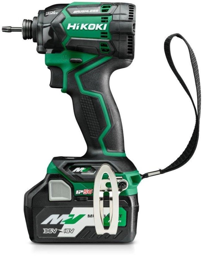 Satra HIKOKI. IMPACT DRIVER 36V WH36DC WRZ 215Nm 2x2.5Ah MV BL IP56 HSC
