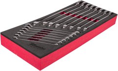 Milwaukee MILWAUKEE FOAM INSERT WITH BENT KEYS 9pcs. %%%