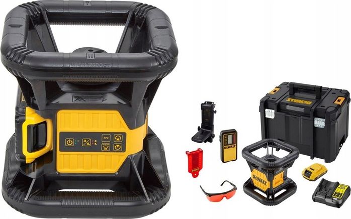 Dewalt Rotačný laser DCE074D1R Červený 45 m