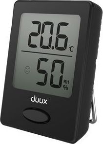 Duux Sense Hygrometer + Thermometer, Black, LCD display (DXHM02) - 1848159