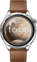 Honor Watch 6 3,71 cm (1.46") AMOLED 46.5 mm Cyfrowy 464 x 464 px Ekran dotykowy nehrdzavejúca oceľ GPS (5502ACGL)