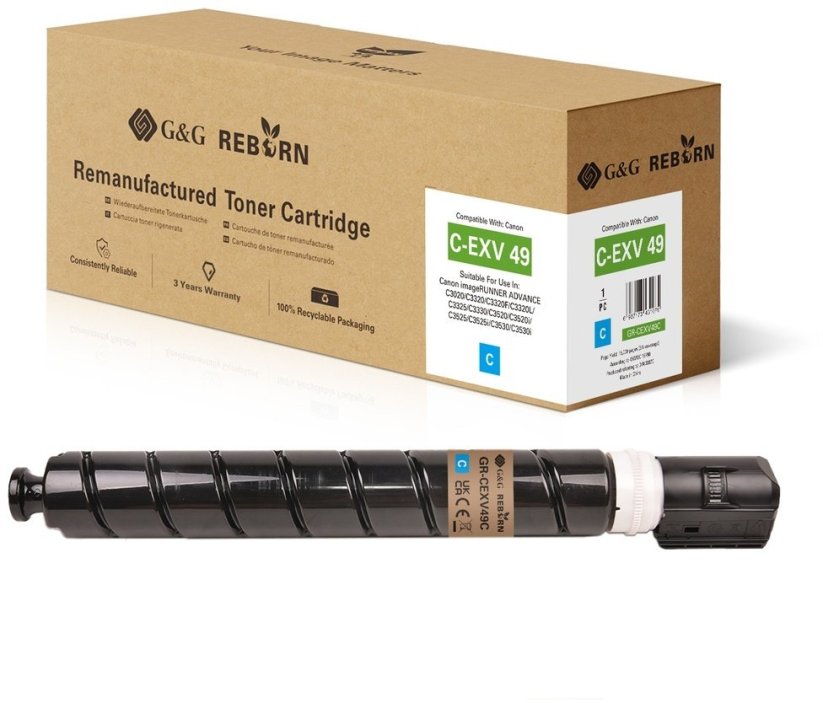 G&G Reborn-Toner kompatybilny z Canon C-EXV 49 (8525B002) C