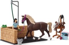 Schleich Sada figurek Myjnia Pre koni Horse Club Emily Luna