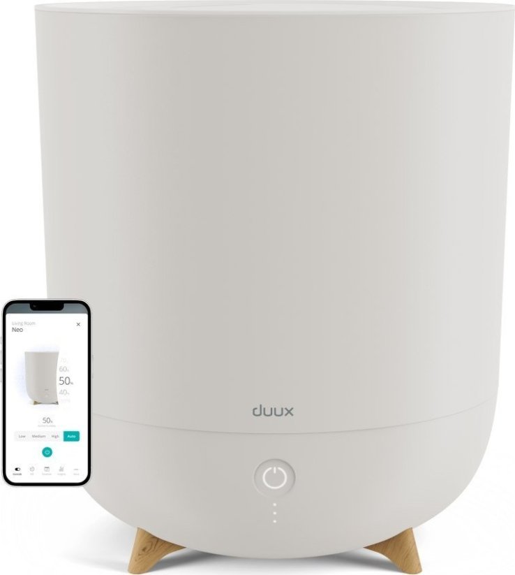 Duux Duux | Smart Humidifier | Neo | Water tank capacity 5 L | Suitable for rooms up to 50 m² | Ultrasonic | Humidification capacity 500 ml/hr | Greige