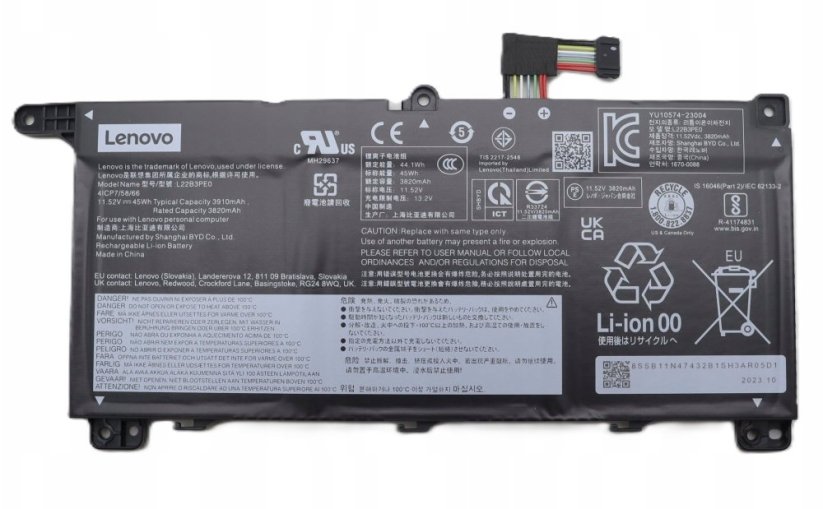 Lenovo 3-cell lithium-ion battery