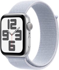 Apple Watch SE GPS 40mm Silver Alu Sport Loop Modrý  (MXEE3QF/A)
