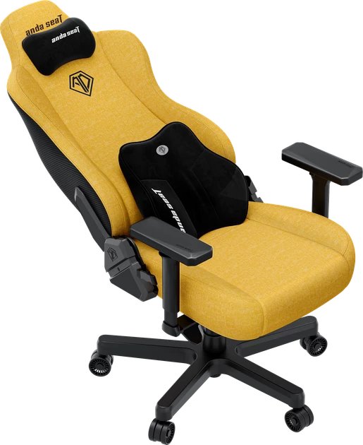 Anda Seat Fotel gamingowy materiál Anda Seat Kaiser 3E XL Bright Yellow Fabric
