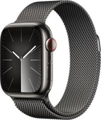 Apple Watch 9 GPS + Cellular 41mm Graphite Stainless Steel Grafitový  (MRJA3QP/A)