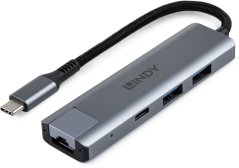 Lindy USB 3.2 Gen 2 Type C Hub &