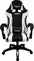 R-Sport Fotel Gamingowy K3 R-Sport BIAŁO-Čierny Pre gracza+masażer