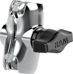 Ram mounts RAM-B-201-ACHU Sada montażowy Čierny, chróm Aluminium