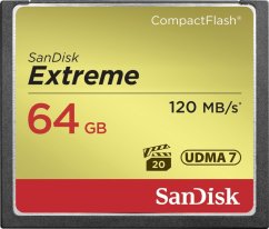 SanDisk Extreme Compact Flash 64 GB  (SDCFXSB-064G-G46)
