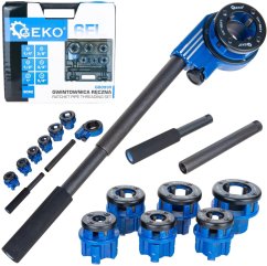 Geko Gwintownica ręczna na trubky 6-elementowa 1/4"-5/4" (4) (5903418306281)