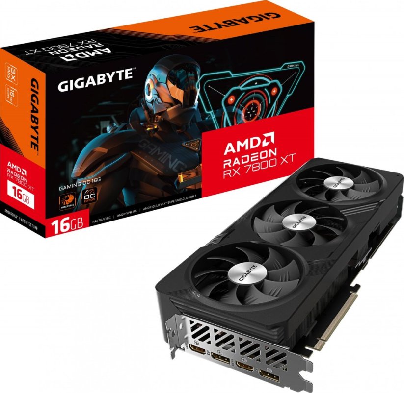 Gigabyte Radeon RX 7800 XT Gaming OC 16GB GDDR6 (GV-R78XTGAMING OC-16GD)