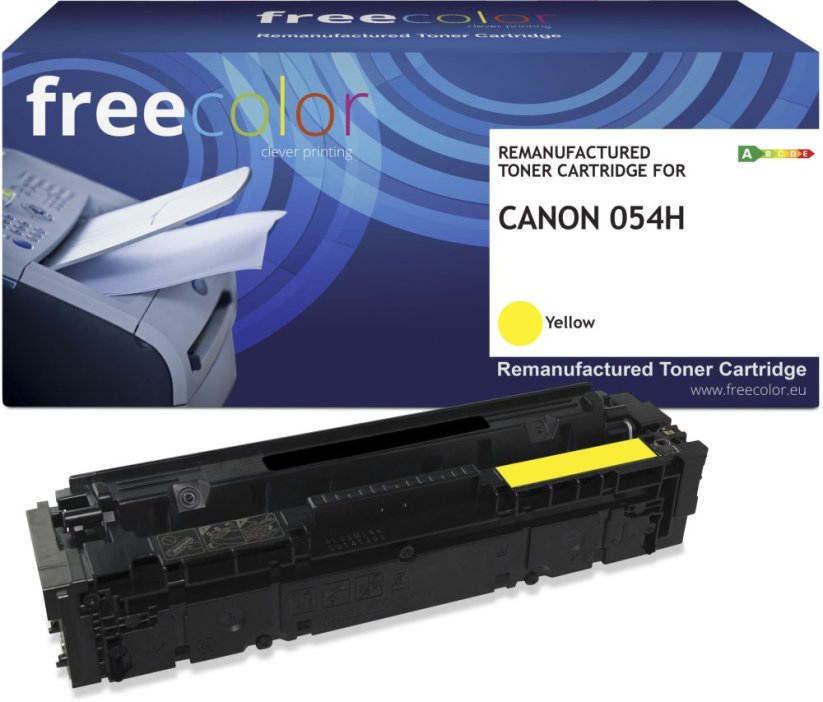 Freecolor Toner Canon 054H (3025C002) yellow 2300 stron remanufactured