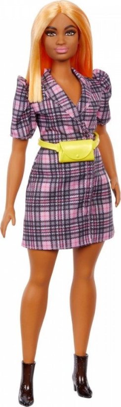 Mattel Fashionistas Modna przyjaciółka - Sukienka w kratę (FBR37/GRB53)