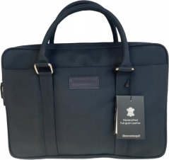 dbramante Stelvio Slim Bag Pure - Torba na laptopa 14" ze skóry licowej, granatowy
