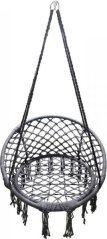 Saska Garden Hamak bocianie gniazdo fotel wiszący 80x60cm Sivý