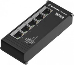 Teltonika Teltonika NETWORKS TSF010 Frokov Ethernet Switch Nie zarządzany Fast Ethernet (10/100) DIN rail Čierny