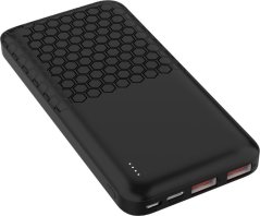 Prokovinet power bank 10000mAh PD QC, black (45931)