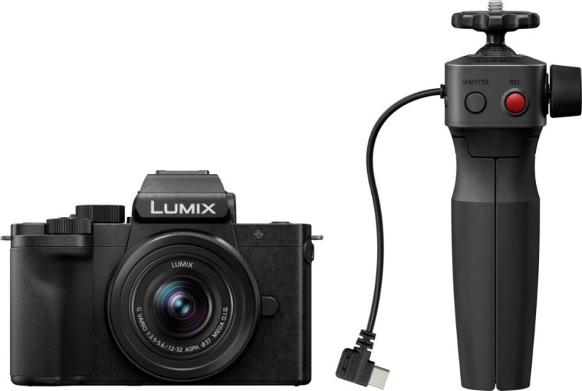 Panasonic Lumix DC-G100DV + H-FS 12-32 f/3.5-5.6 + stativ DMW-SHGR2 (DC-G100DVEGK)
