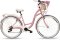 Goetze Bicykel mestský Mood 28'' Ružový z wiklinowym košem