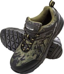 Lahti Pro Topánky Z DZIANINY RIP-STOP maskáčový ZIEL., S2 SRC,"46",CE,LAHTI