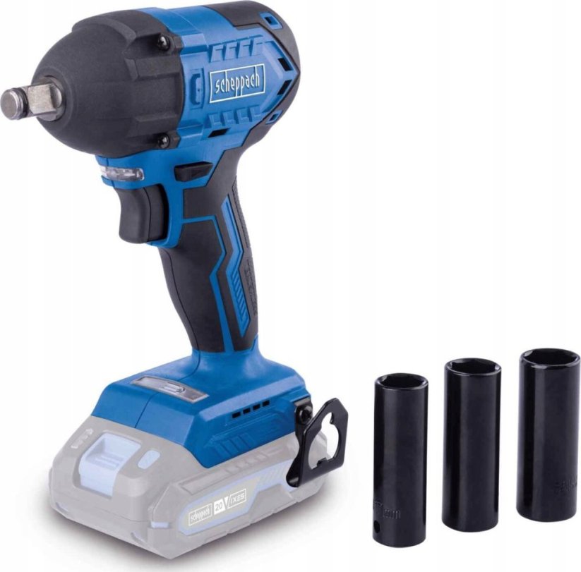 Scheppach Akumuliatorinis veržliasukis BC-IW350-X 20V, korpusas, Scheppach