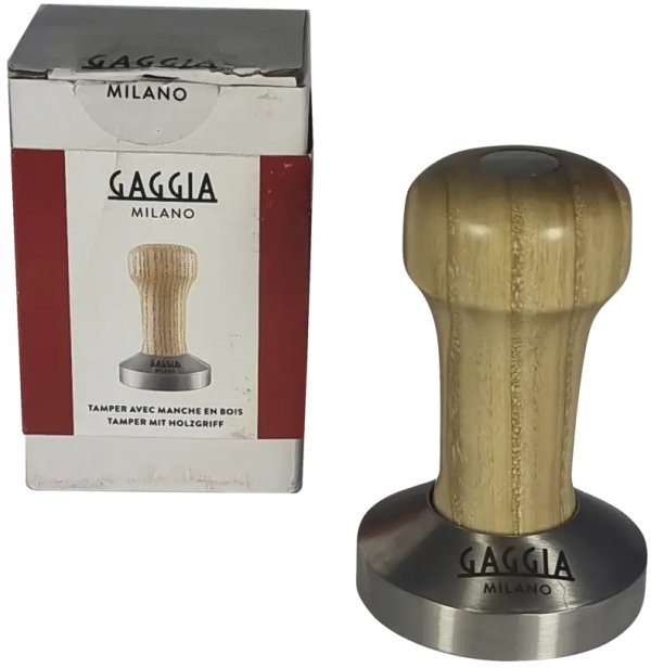 Gaggia Gaggia Tamper z drevená raczka 58 mm