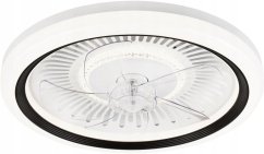 Lamkur Lamkur Gemma 49908 plafon ventilátor lampa na strop 1x37W LED 3000K 4000 lm Biely