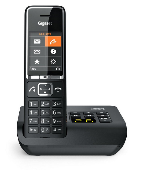 Gigaset Comfort 550A čierna/chróm
