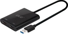 Club 3D USB - HDMI x2 Čierny  (CSV-1474)