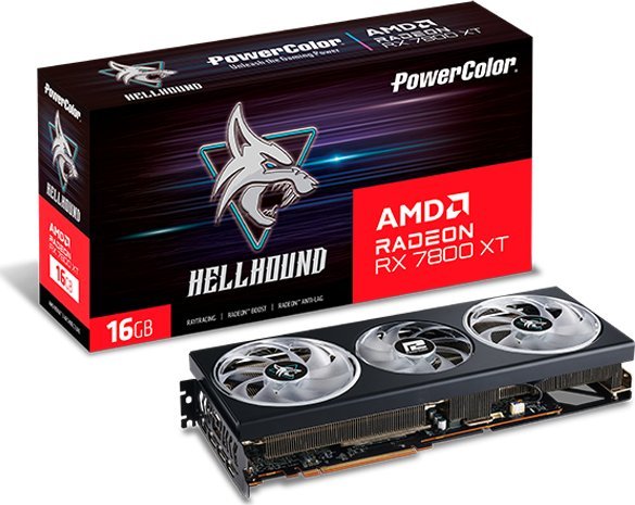 PowerColor Radeon RX 7800 XT Hellhound 16GB OC