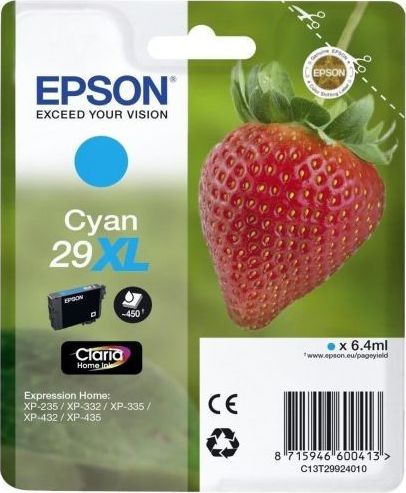 Epson Toner Stylus XP235 T29XL Modrý 6.4ml