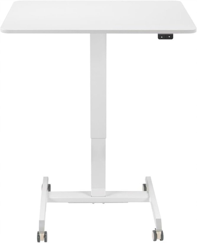 LogiLink Sit-stand workstation, single-motor, w/casters, white (EO0050W)