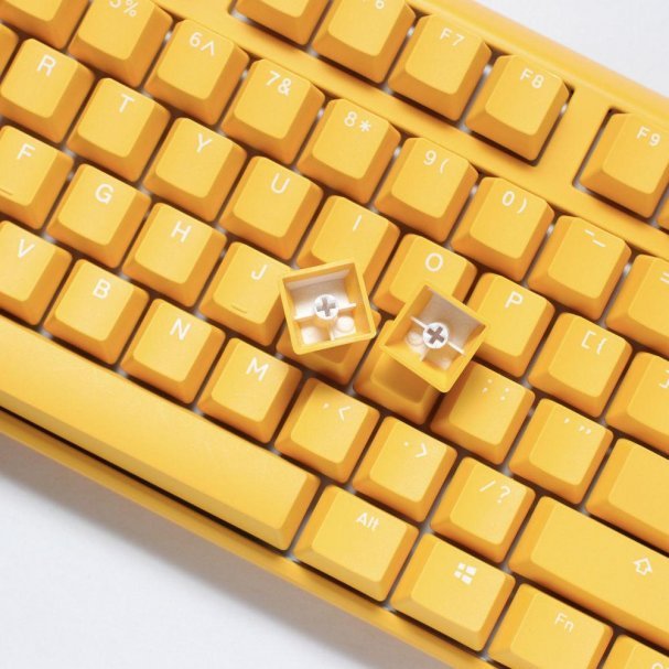 Ducky One 3 Yellow Gaming Keyboard, RGB LED - MX-Blue (US)