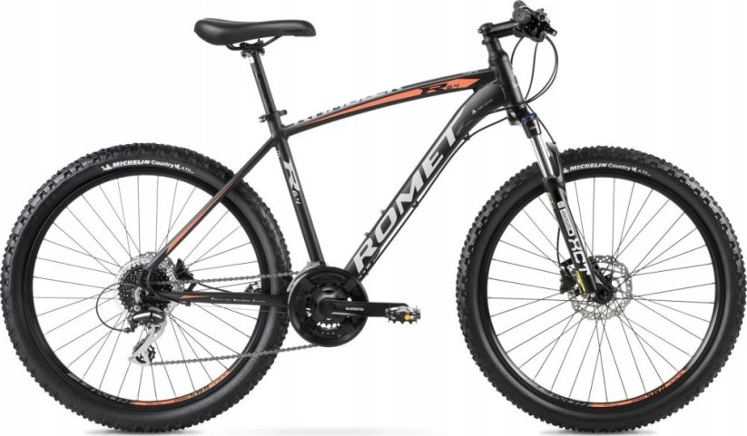 Romet Dviratis Romet Rambler R6.4 2024 black-copper-20" / XL (Dydis: 20" / XL)