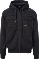 hitec Męska bluza rozpinana z kapturem Hi-tec Barin czarny rozmiar XXL