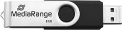 TRITON MediaRange MR931-2 pamięć USB 16 GB USB Type-A / Micro-USB 2.0 strieborný, Čierny