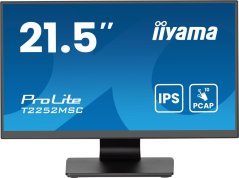 iiyama Monitor dotykowy iiyama ProLite T2252MSC-B2AG 22'' FULL HD LED IPS AntiGlare /HDMI, DP/ Reproduktori