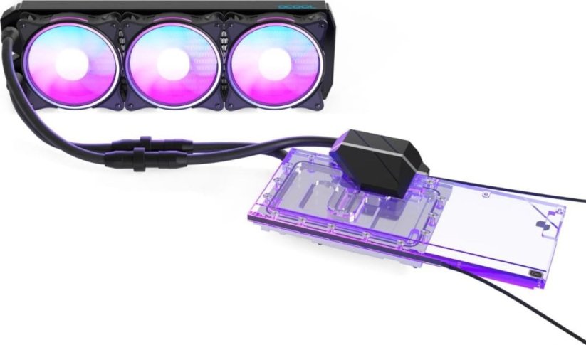 Alphacool Alphacool Eiswolf 2 AIO - 360mm RTX 3090 Ti FTW3 mit Backprokove