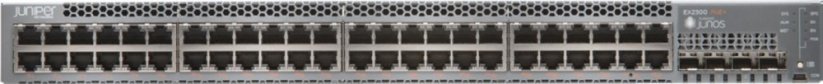 NoName Juniper EX2300-48T łącza sieciowe Zarządzany L2/L3 Gigabit Ethernet (10/100/1000) 1U Sivý
