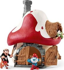 Schleich Schleich 20803 Smerfy 20803-Smerfowy Domček z 2 figurkami