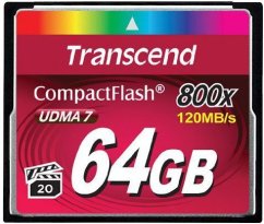 Transcend 800x Compact Flash 64 GB  (TS64GCF800)