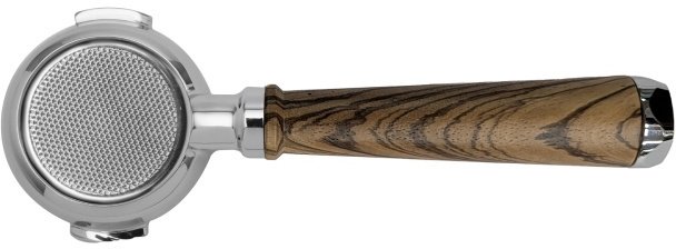 Lelit Portafilter naked 58mm Iconic Gem-Shaped PLA5801Z - drevo zebrano (8009437009008)