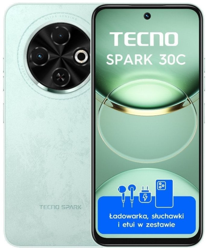 Tecno Spark 30C 4/128GB Zielony  (4894947051807)