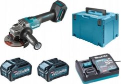 Makita SZLIFIERKA KÄTOWA akumulátorOWA 125MM 40V XGT 2*4.0AH MAKPAC