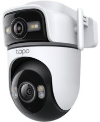 TP-Link Tapo TC47 V1 - Kamera na monitorovanie sieciowego - Multi-senzor + Obrotowy - Na zewnątrz - odporna na kurz/wodoodporna - Farbe (Tag&Nacht) - 2 x 3 MP - 2304 x 1296 - 2K - Audio - bezprzewodowy - Wi-Fi - 802.11ax, Ethernet 10Base-T/100Base-T - H.264 - DC 1